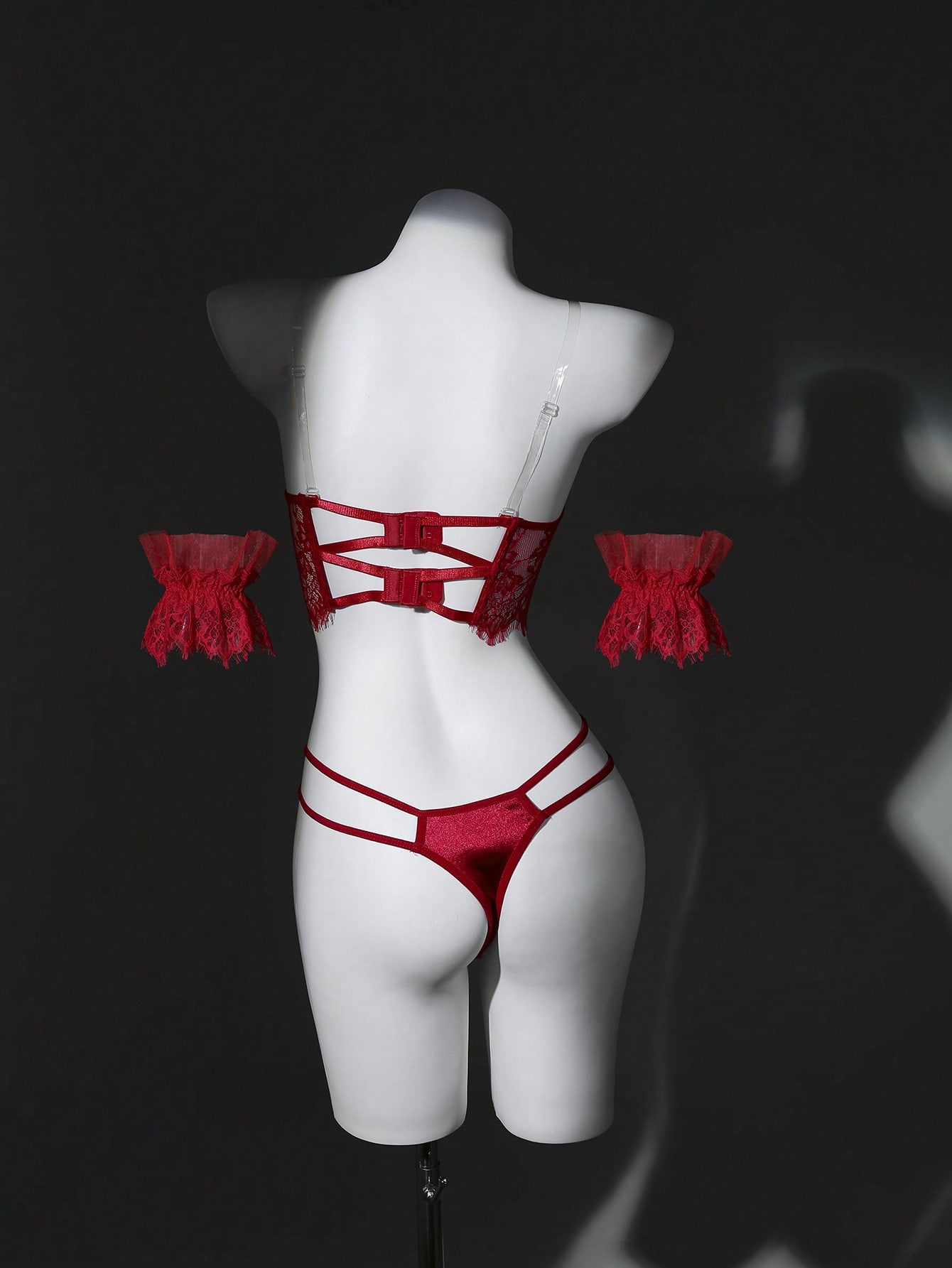 4-Piece Textured Fabric Structured Set with Coordinated Design Elements Outfit Set