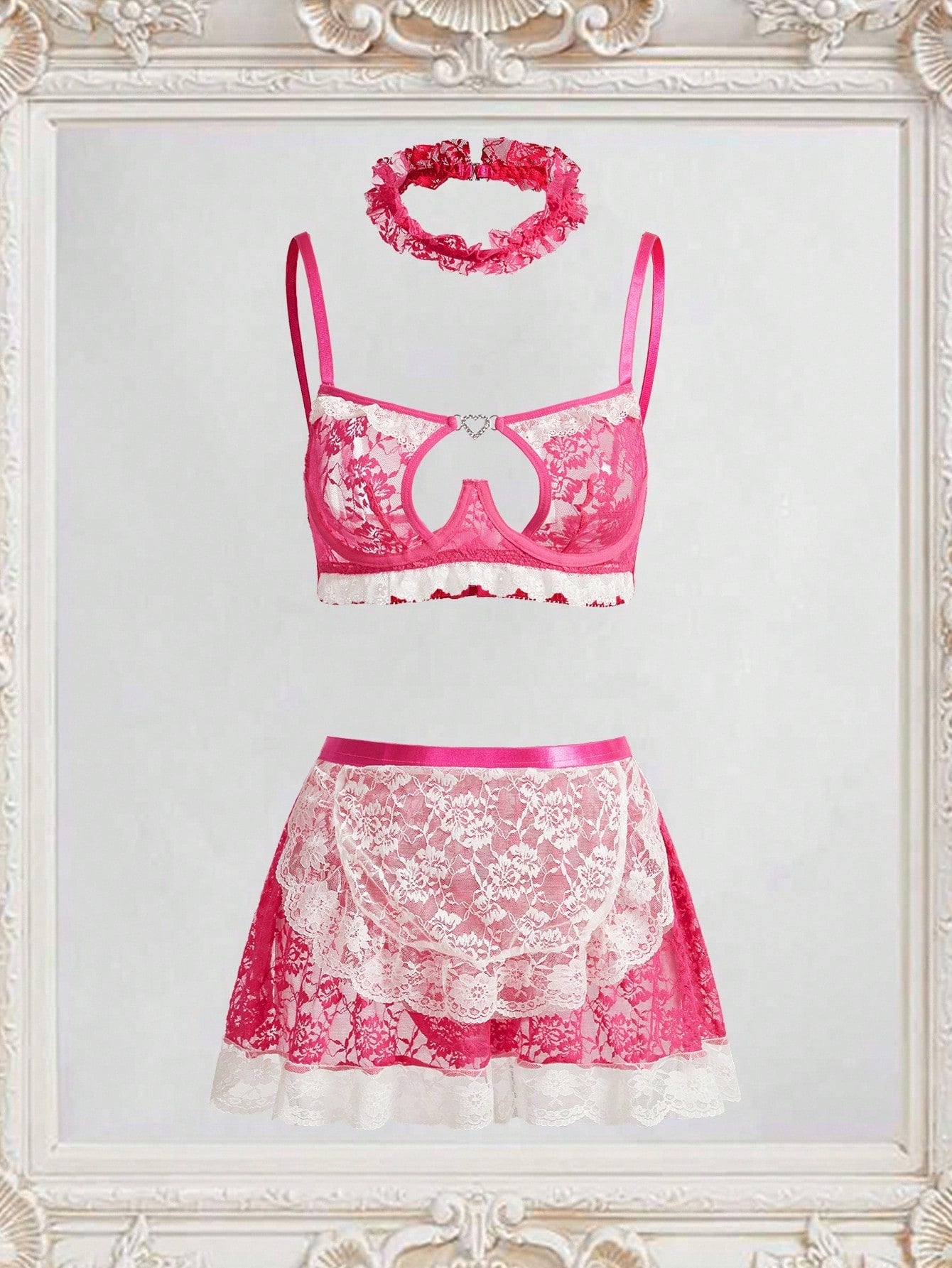 4-Piece Textured Fabric Matching Set Coordinated Outfit Set