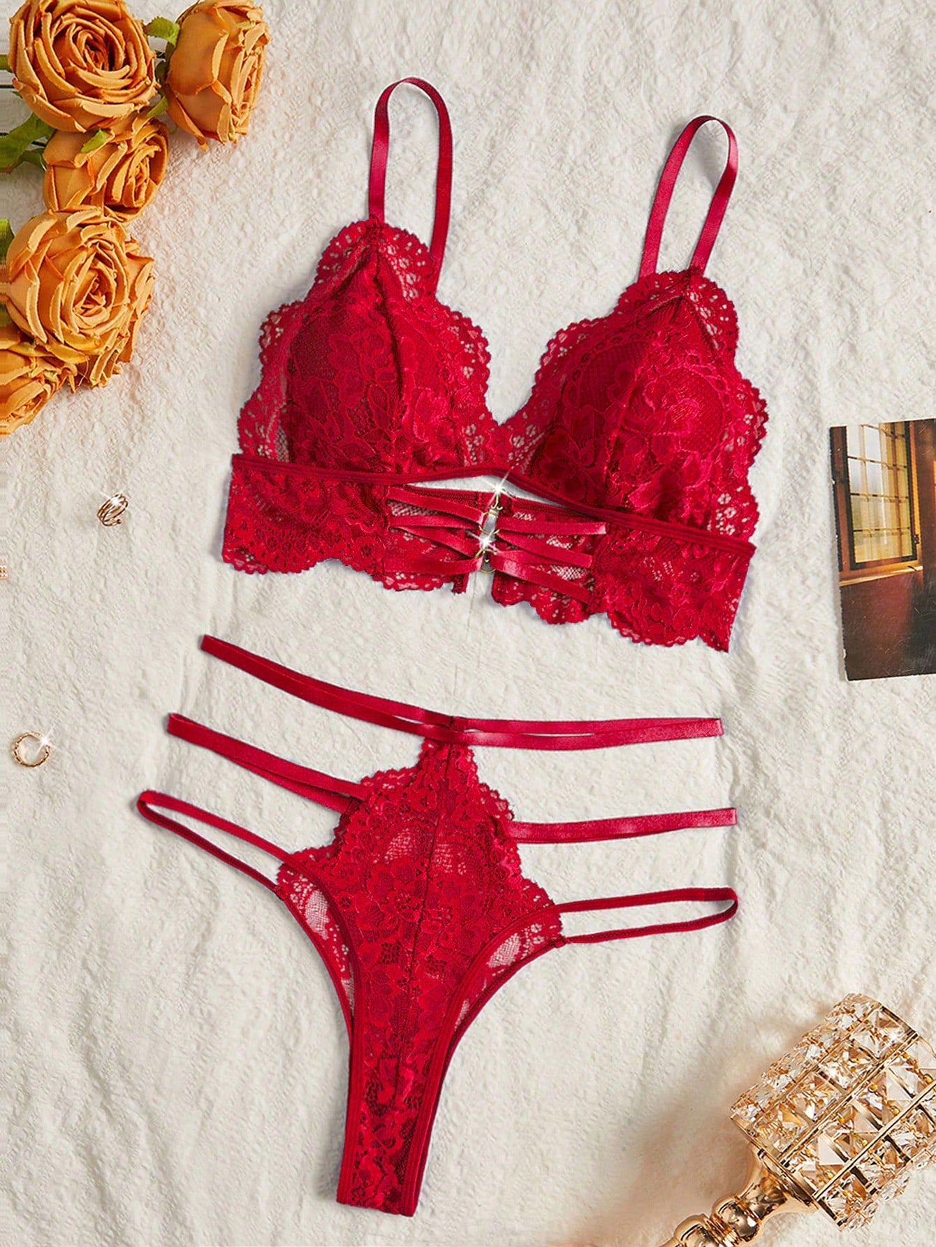 2-Piece Wireless Bra and Thong Set