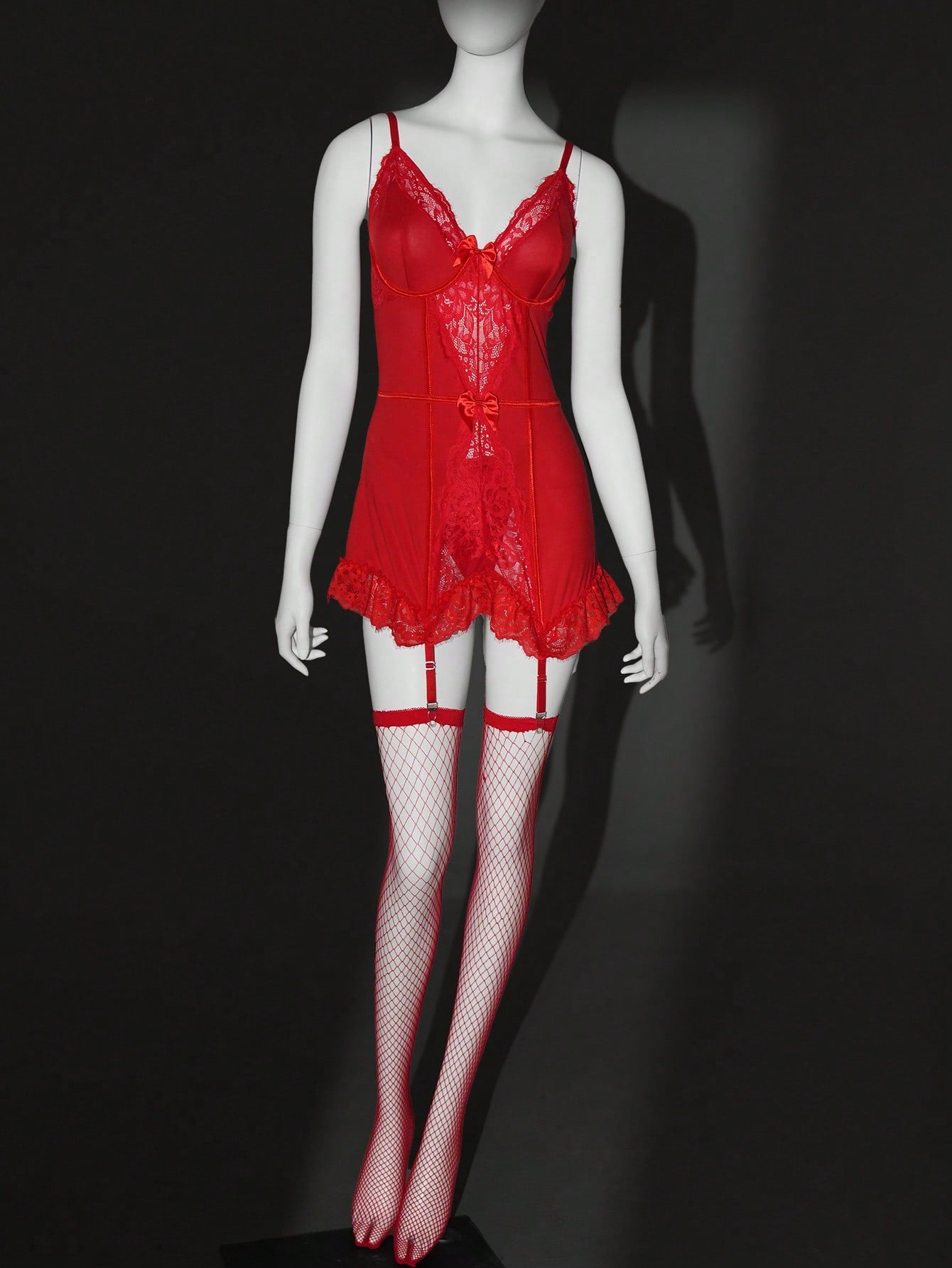 4-Piece Patchwork Fabric Sleepwear Style Set Coordinated Outfit Set