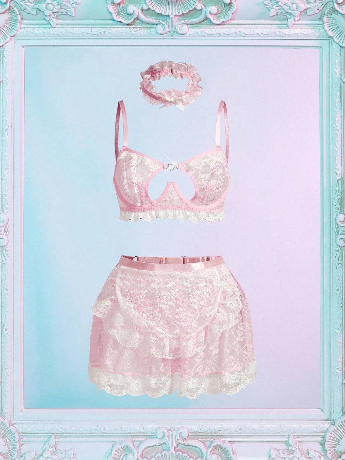 4-Piece Textured Fabric Matching Set Coordinated Outfit Set
