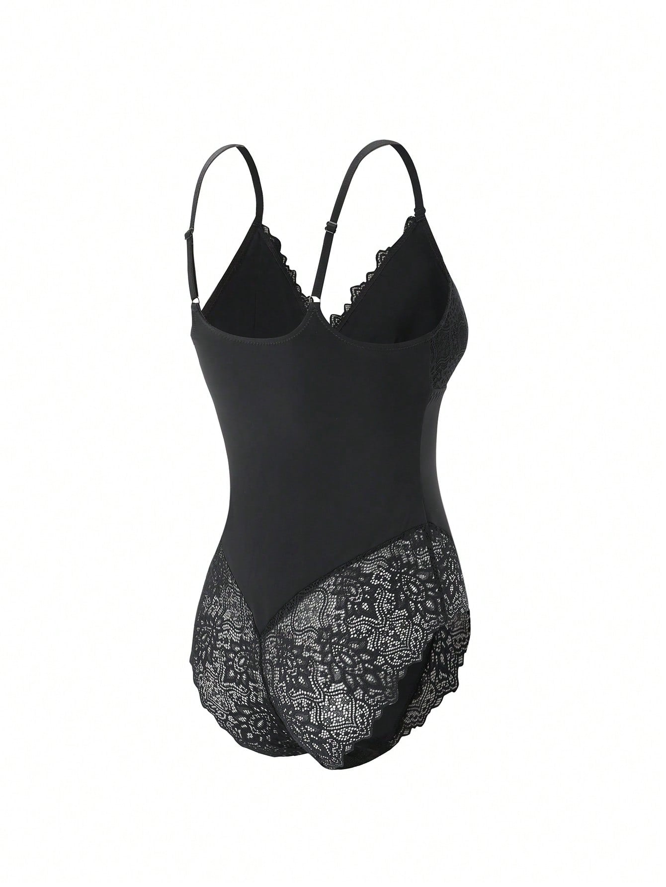 Lace Trim Body Shaper Bodysuit UnderwearOuter