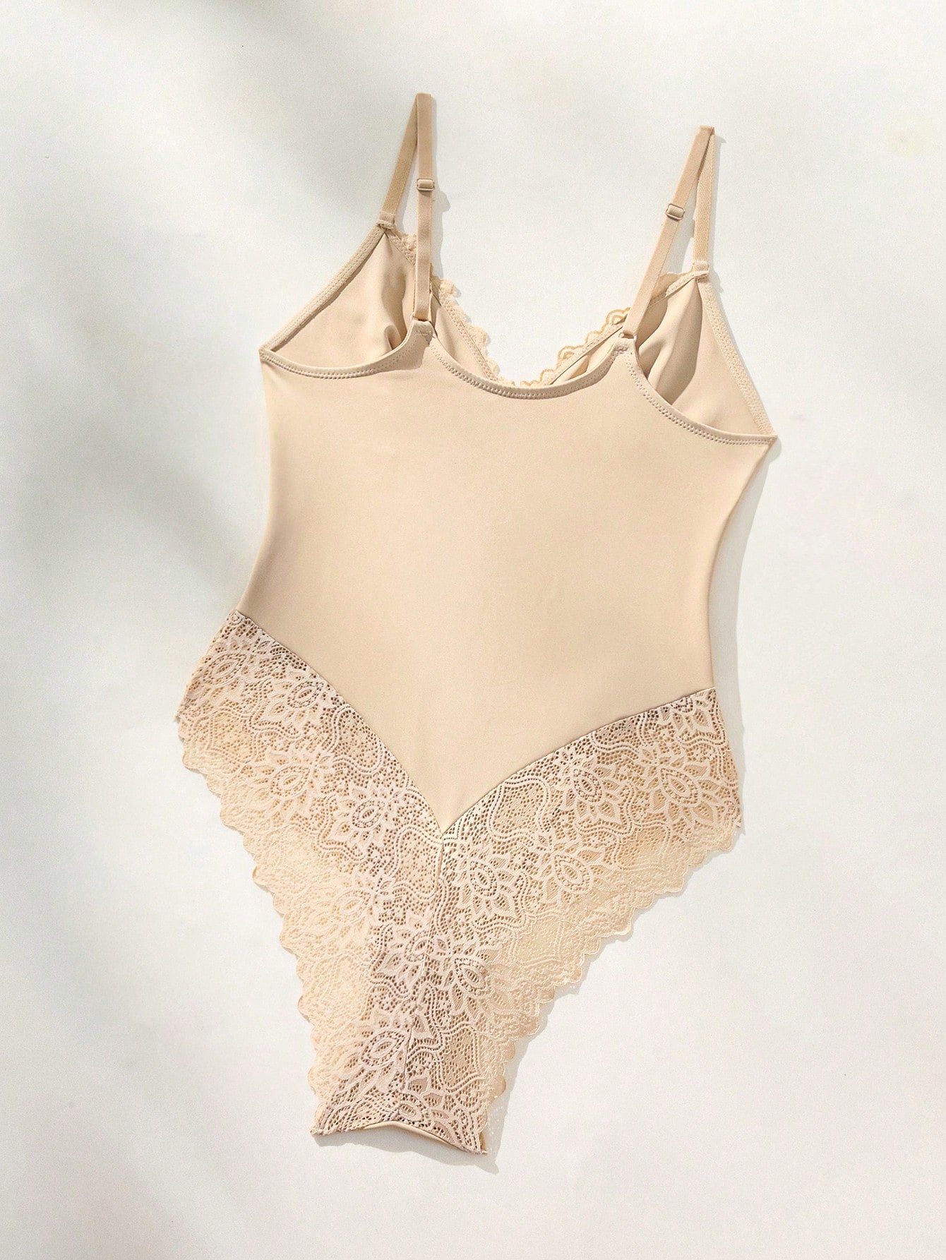 Lace Trim Body Shaper Bodysuit UnderwearOuter