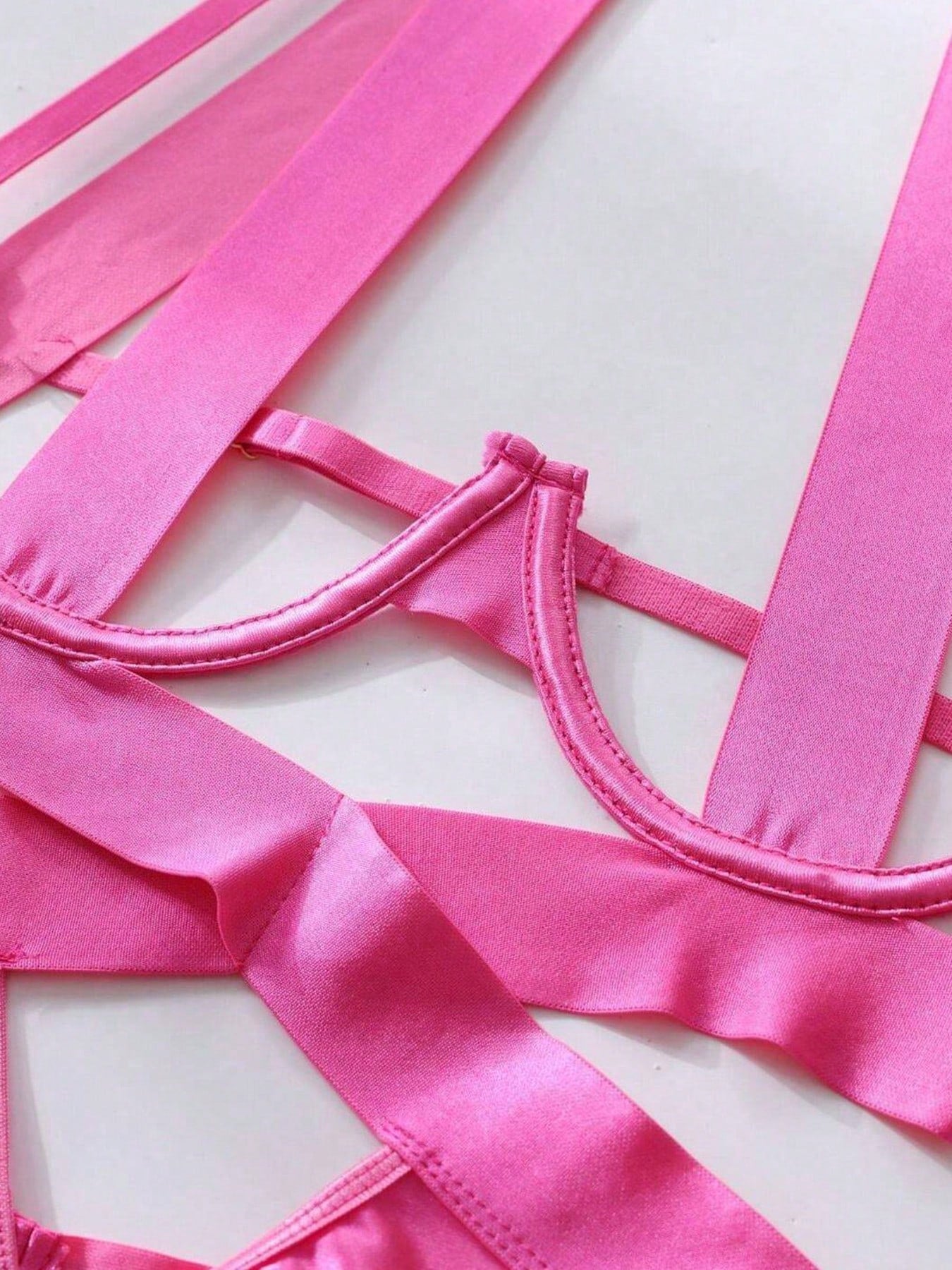 Intricate Bondage Criss-Cross Sexy Lingerie, Women's Sexy Sleepwear, Sexy Robe, Babydoll Underwear
