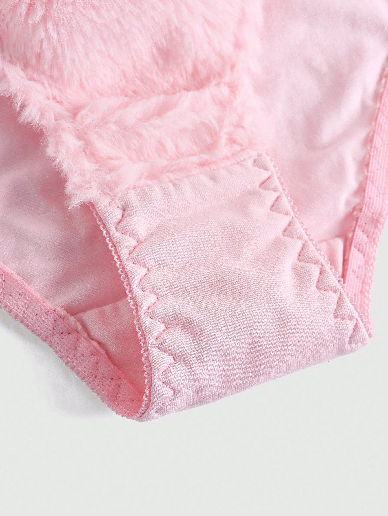 Kawaii Cute Bunny Embroidery Plush Wireless Bra And Panty Set