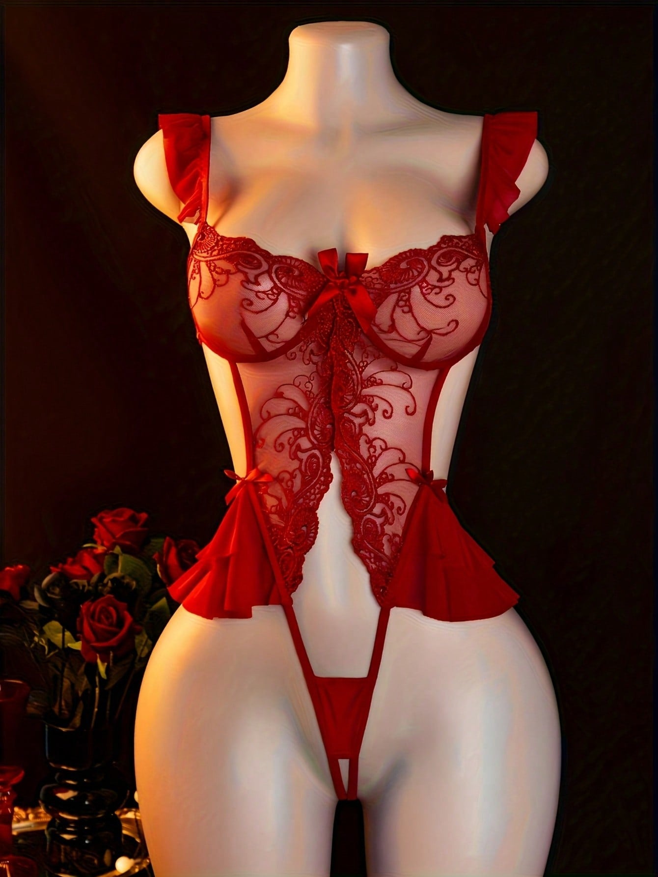 Sexy Lingerie, Hollow Out Bodysuits, Women's Bodysuits And Sexy Tight Jumpsuits