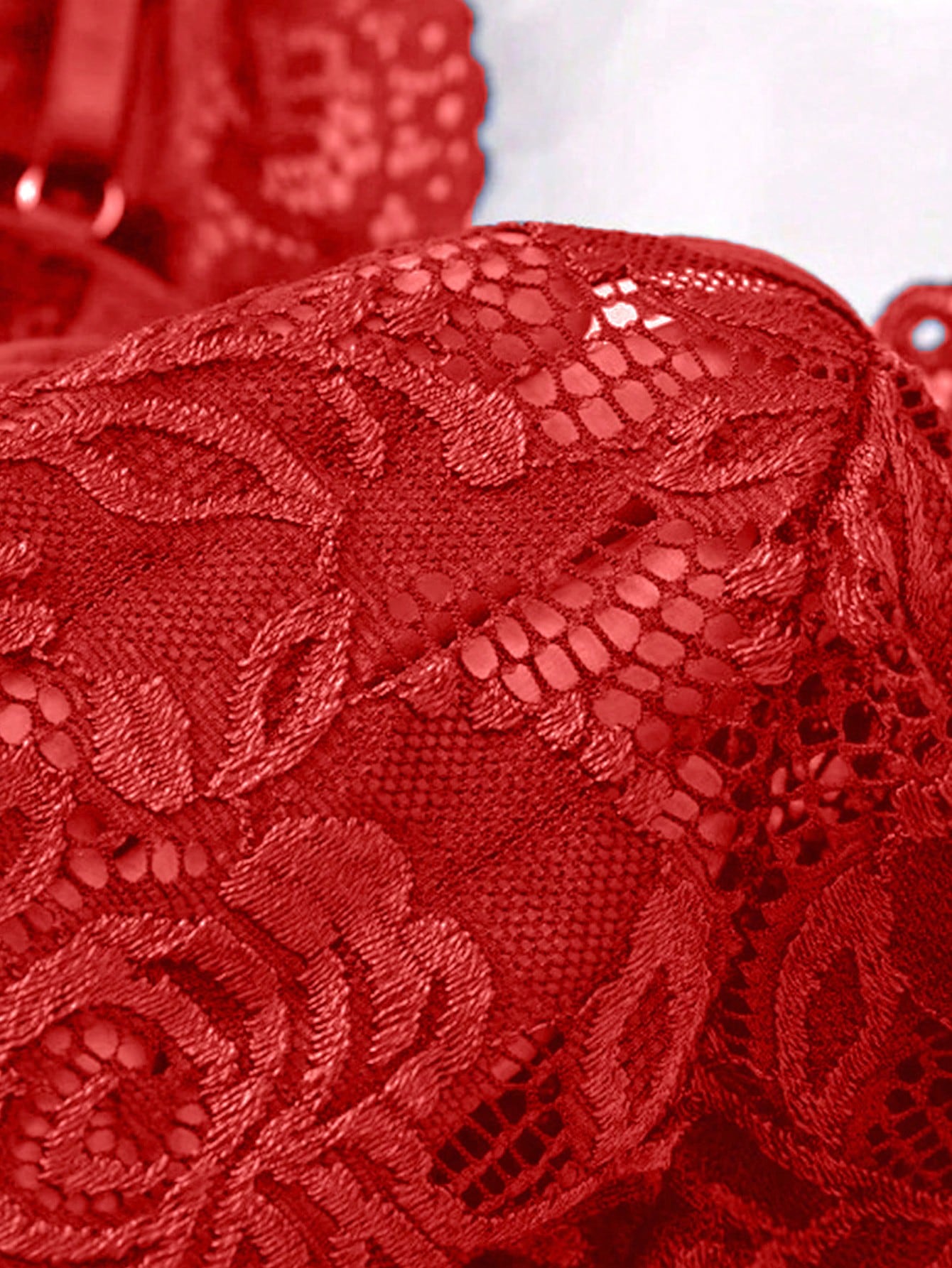 3pcs/Set Women Sexy Deep V Lace Lotus Lingerie Set, Versatile Sexy Sleepwear For Bedroom, Bathroom, Party