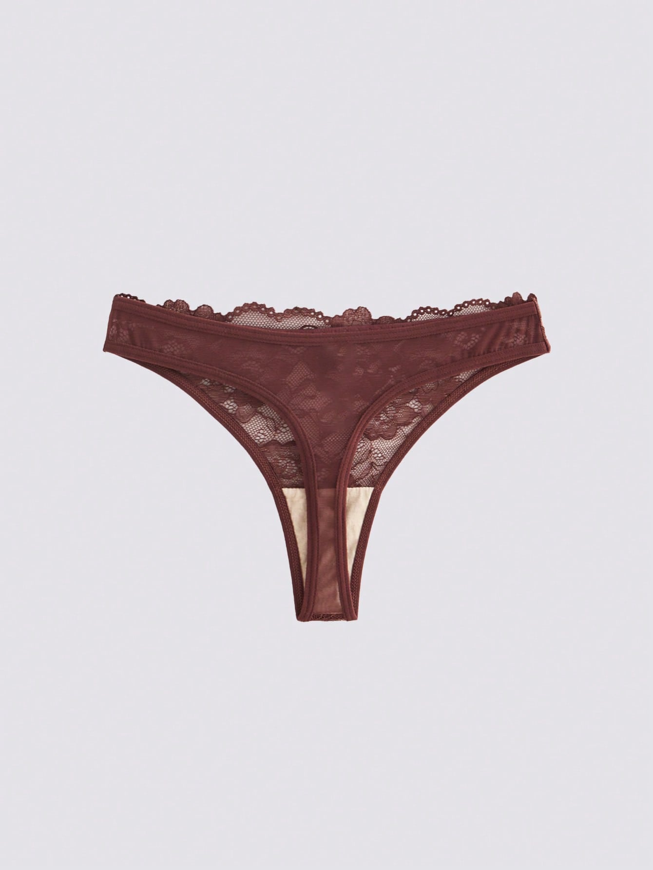 1pc Women Solid Color Lace Wireless Bra Setfor Summerfor Summer