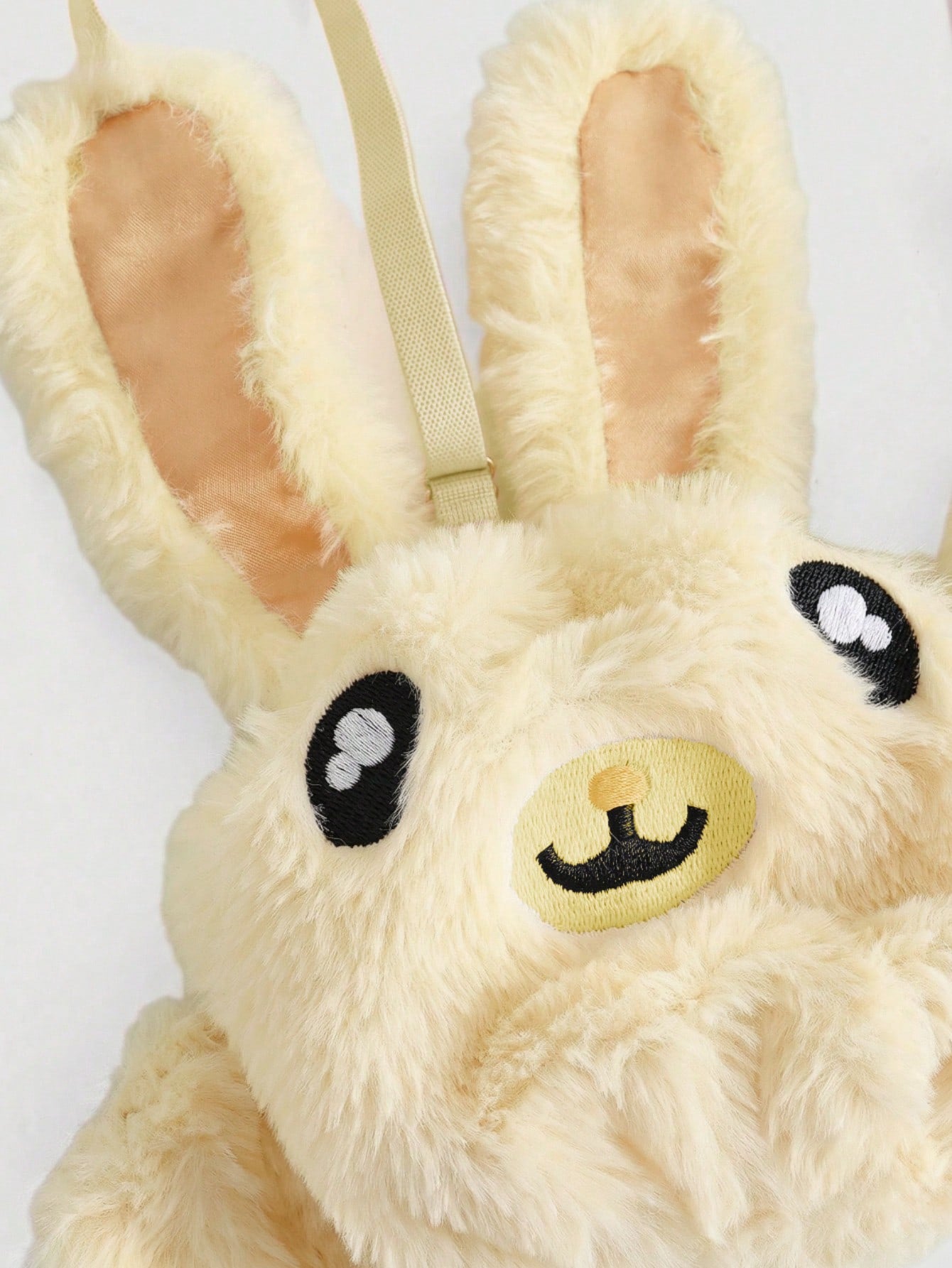 Kawaii Cute Bunny Embroidery Plush Wireless Bra And Panty Set