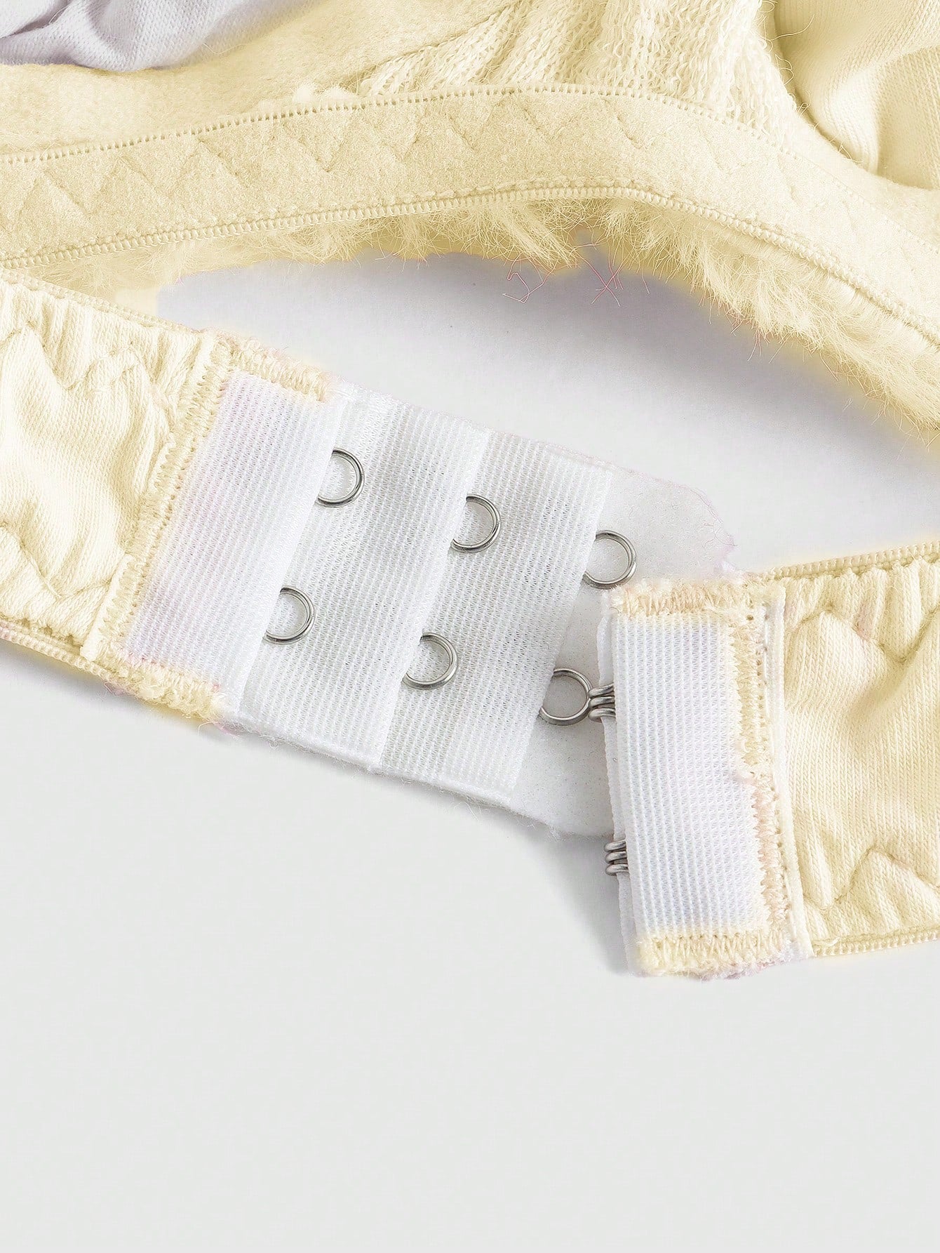 Kawaii Cute Bunny Embroidery Plush Wireless Bra And Panty Set