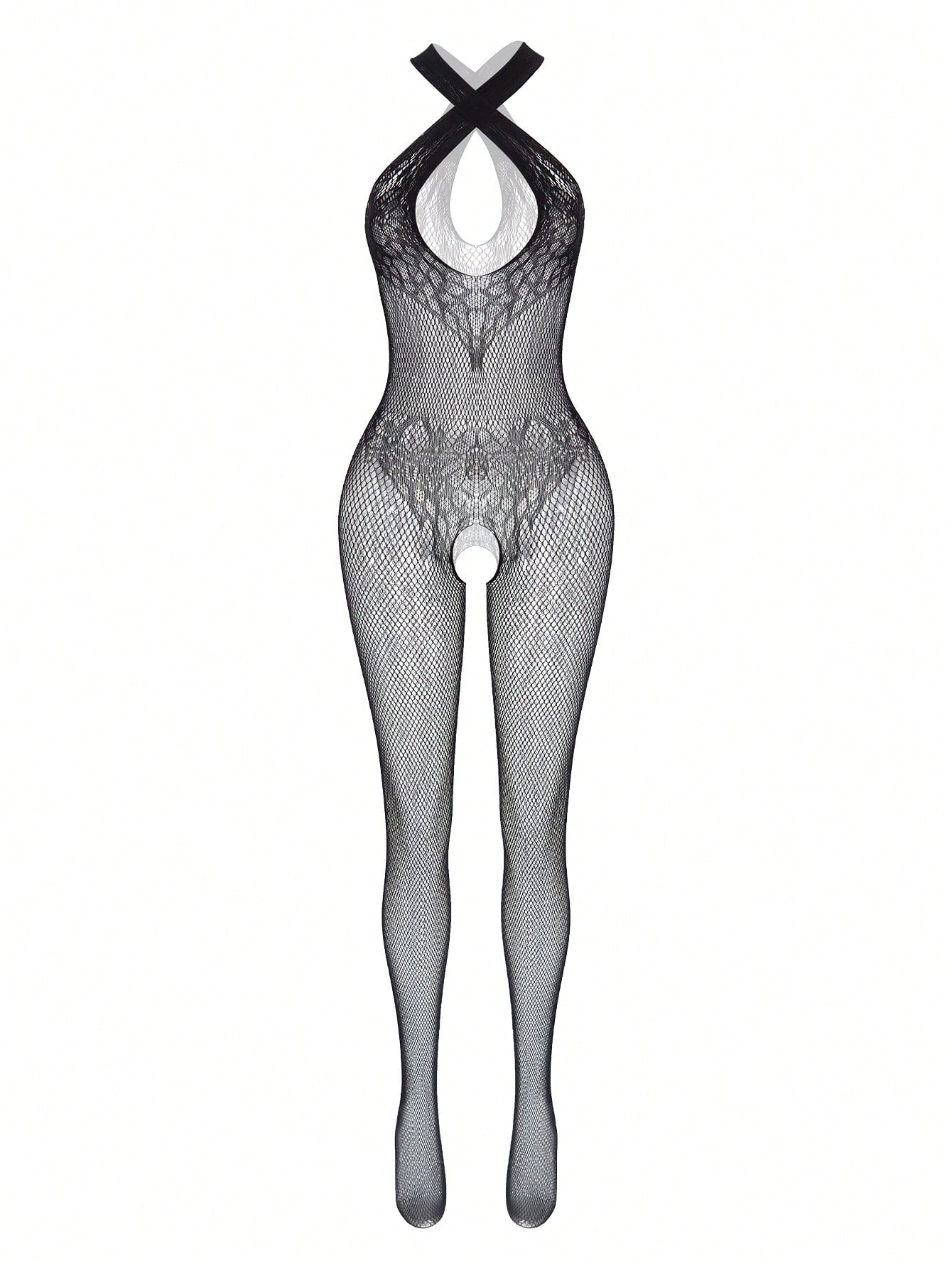 Women's Lace Bodystocking, Sexy Fishnet Lingerie, Romantic Sleepwear