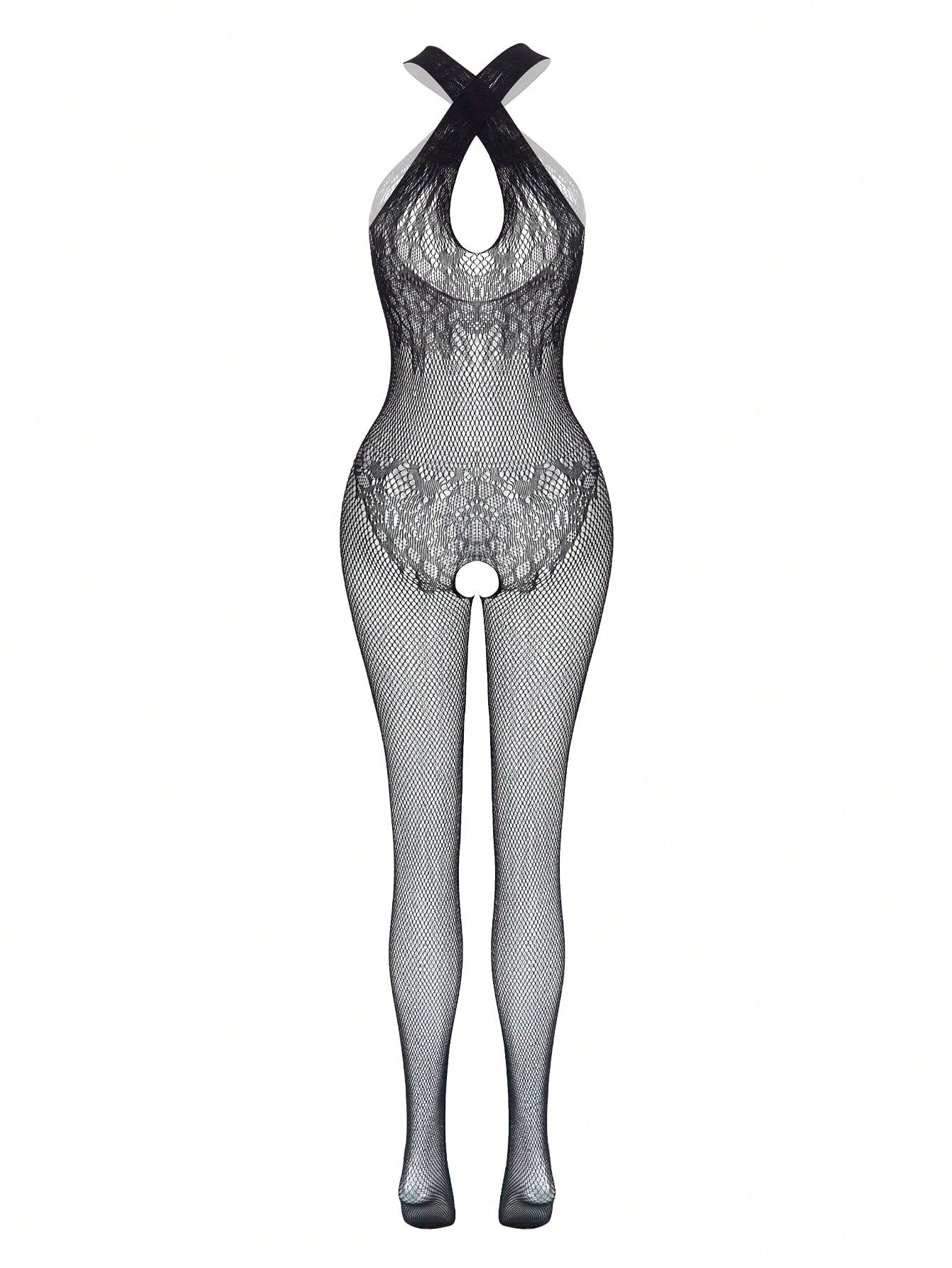Women's Lace Bodystocking, Sexy Fishnet Lingerie, Romantic Sleepwear