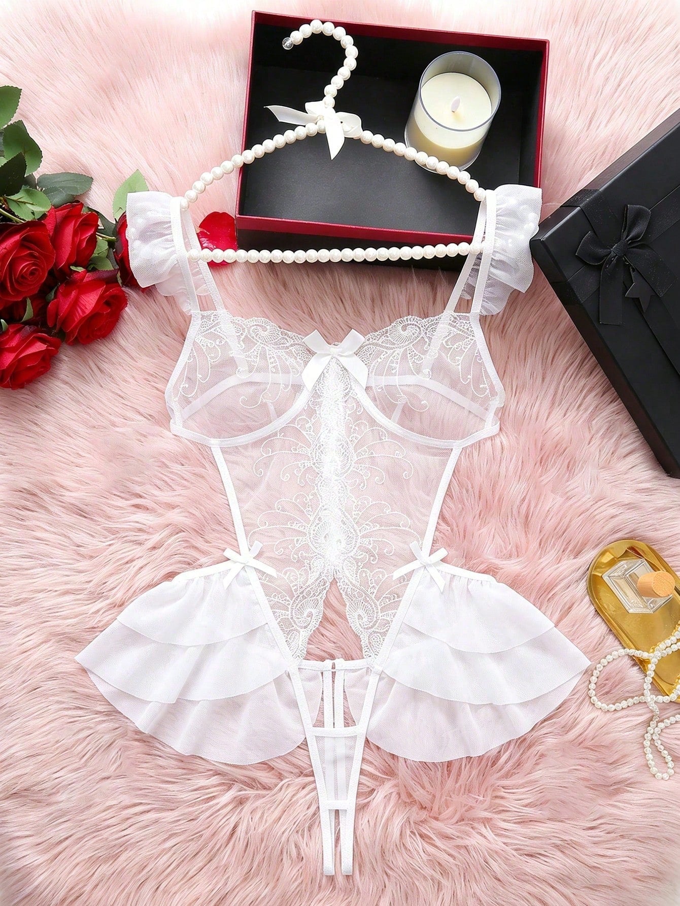 Sexy Lingerie, Hollow Out Bodysuits, Women's Bodysuits And Sexy Tight Jumpsuits