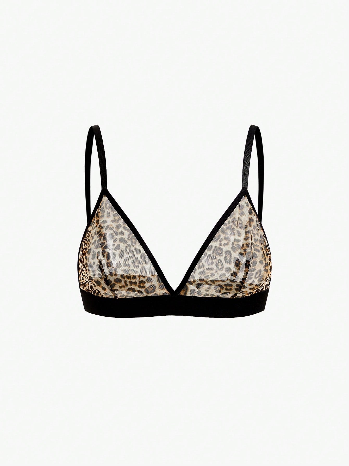 Floral Print Mesh Bra & Panty Lingerie Setfor Summerfor Summer