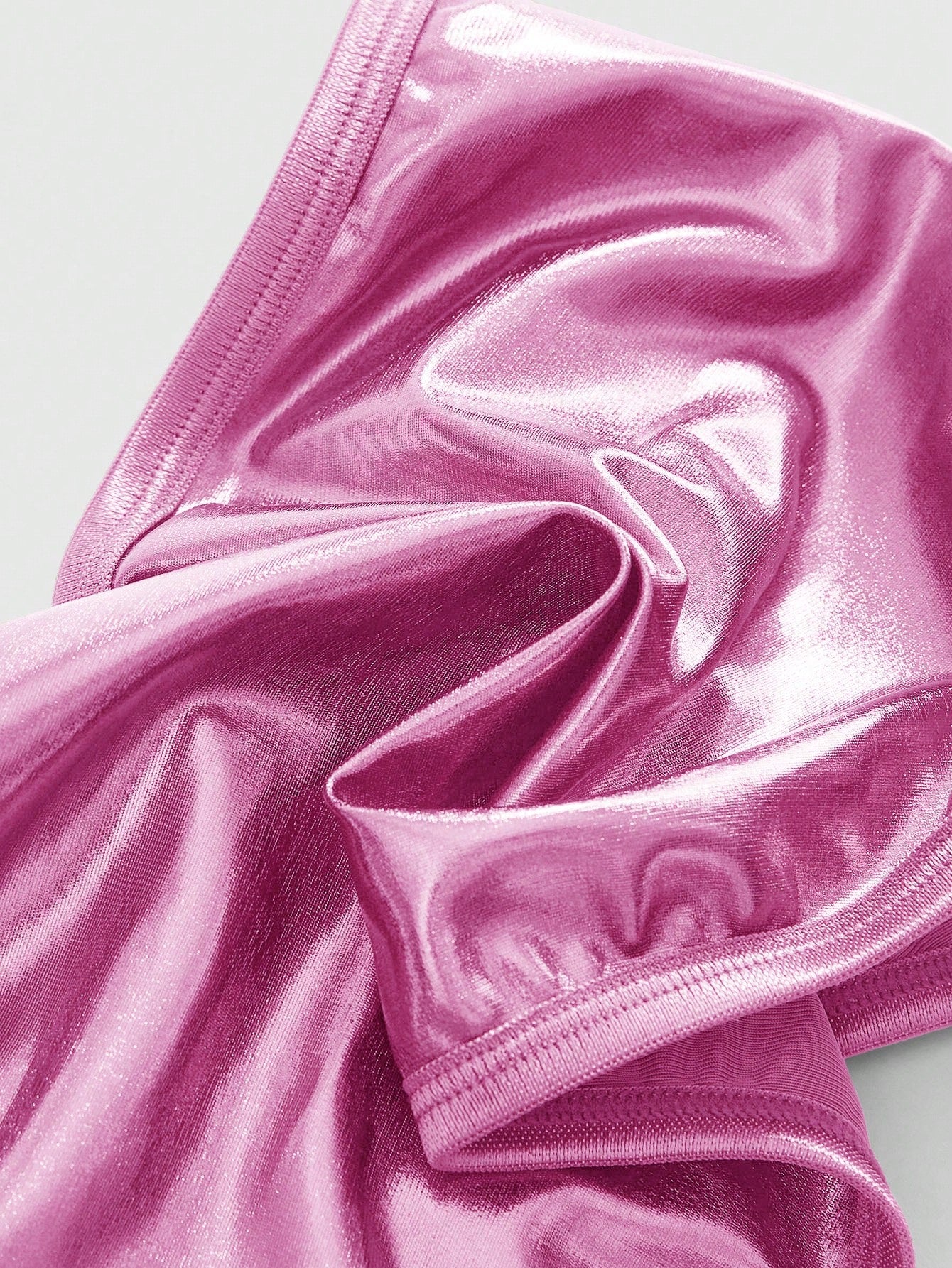 Avant Sexy Fashionable Holo Coated Fabric Lingerie Set