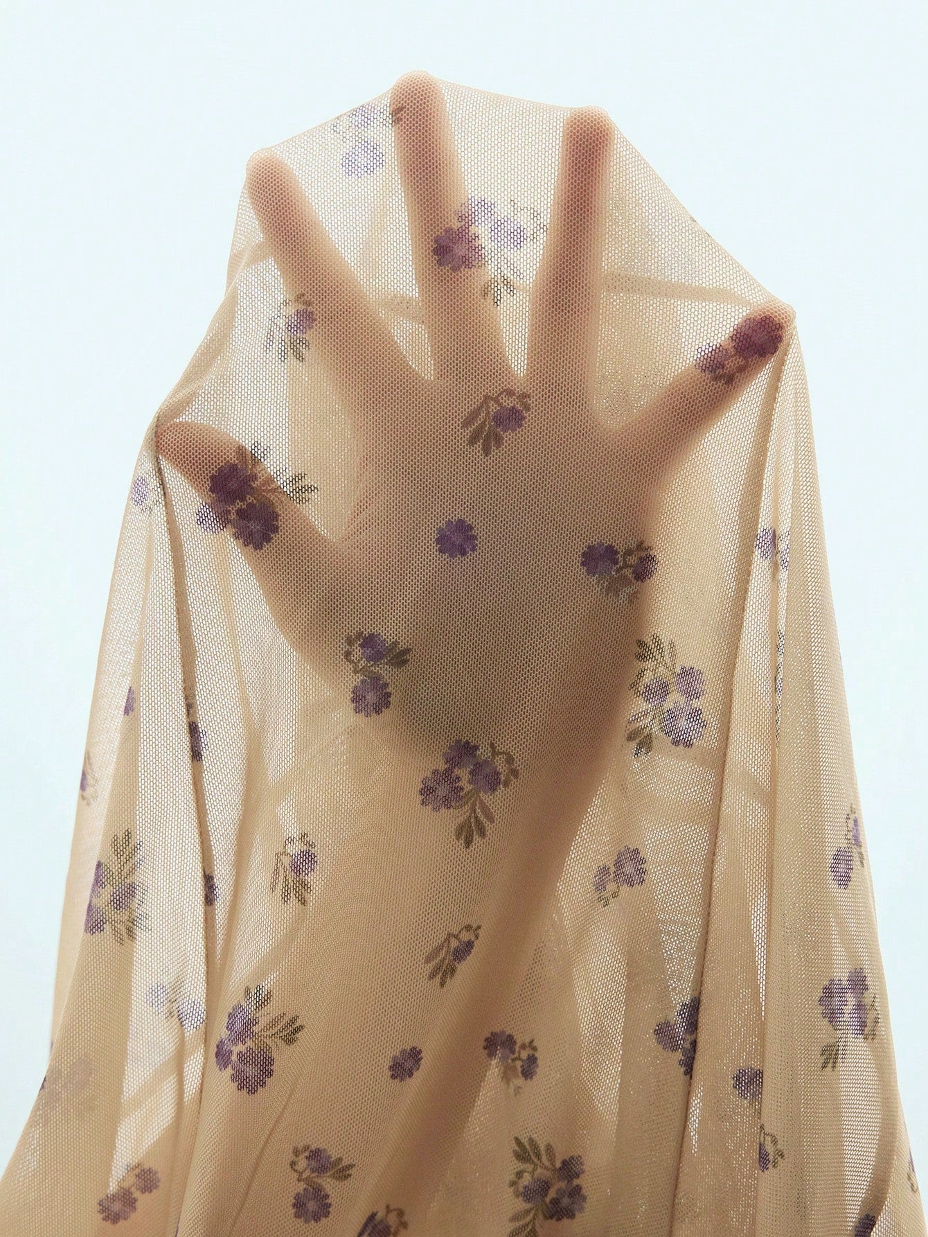 Romantic Cute Floral Lace Trim Knit Mesh Camisole Mini Women's Nightgown Home Nuit Sleep Purple Floral Summer