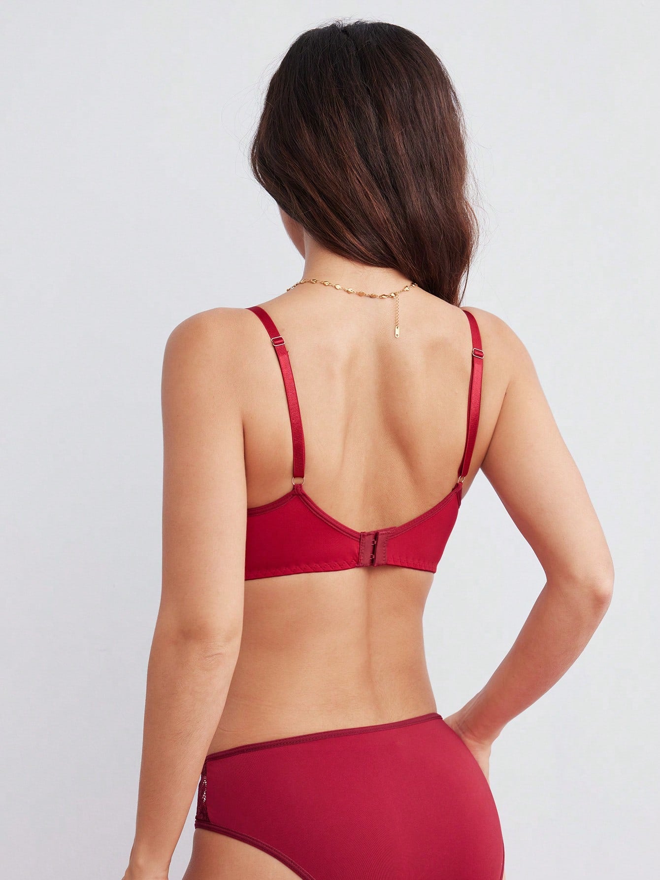 FairyFlirt Contrast Lace Bra & Panty Underwear Set Lingerie Set Cozy And Elegant Details