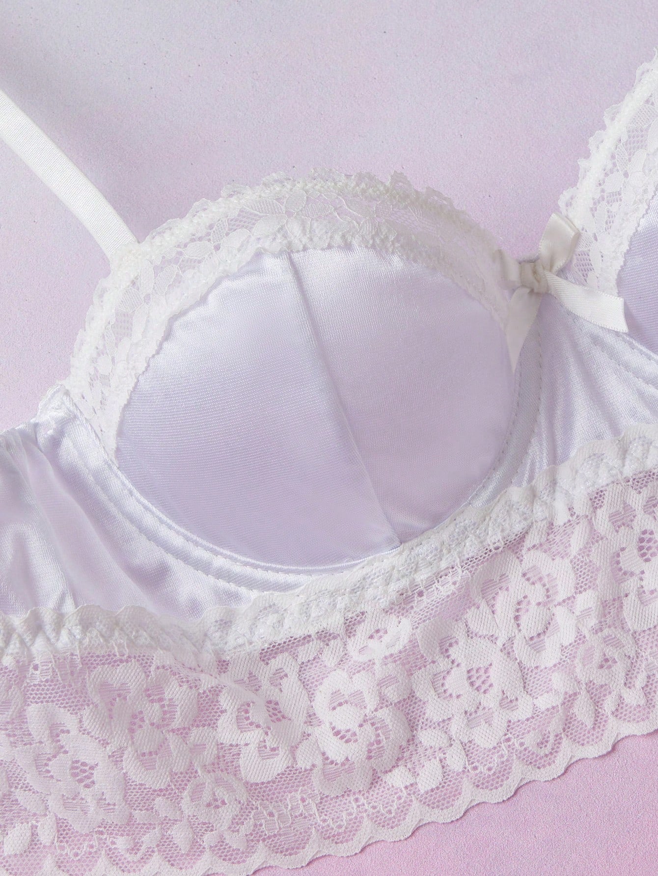Lace Patchwork French Pastoral Satin Romantic Vacation Wedding Lounge Summer Elegant Women's Lingerie Set