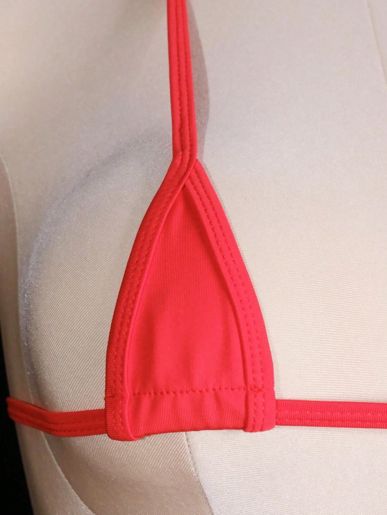 Sexy Lingerie Erotic Set Mini Triangle Halter Tie Bikini Bra And Thong Stripper Outfit Red And Black Contrast Cow Print Women's 2026 Spring/Summer New Valentine's Day Beach Party Wedding Vacation Sexy Matching Piece