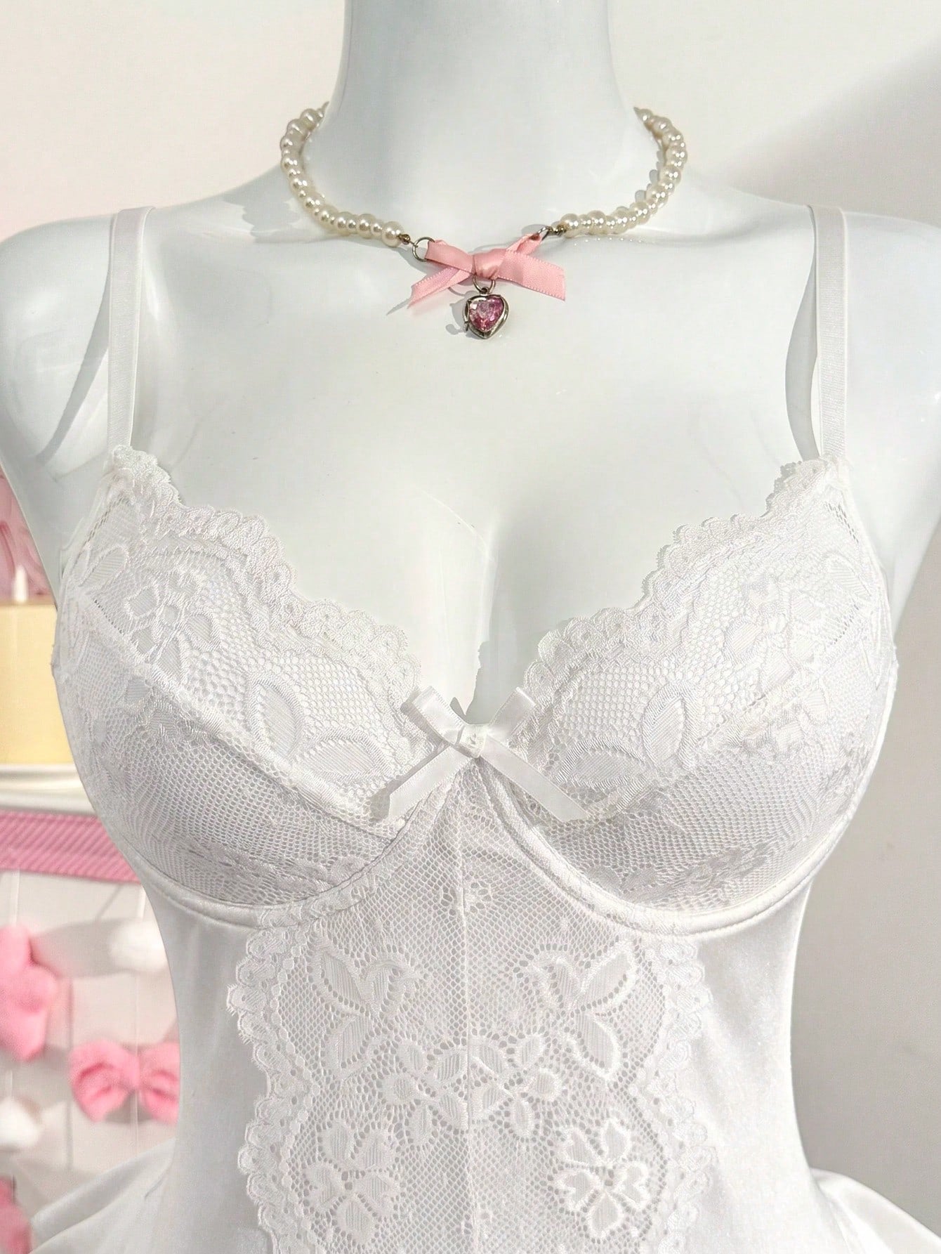 Women's Lace Patchwork Jumpsuit Lingerie, 1 Piece