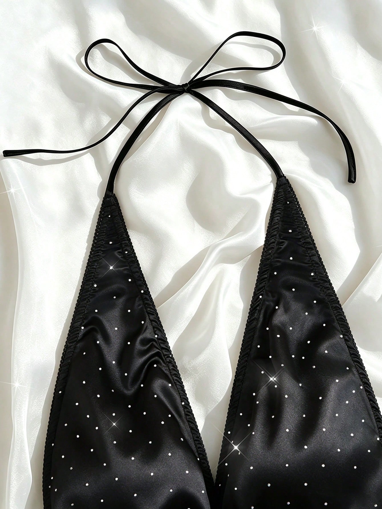 Women's Deep V-Neck Halter Neck One-Piece Pajamas, Adjustable Waist Straps, Charming And Comfortable Loungewear