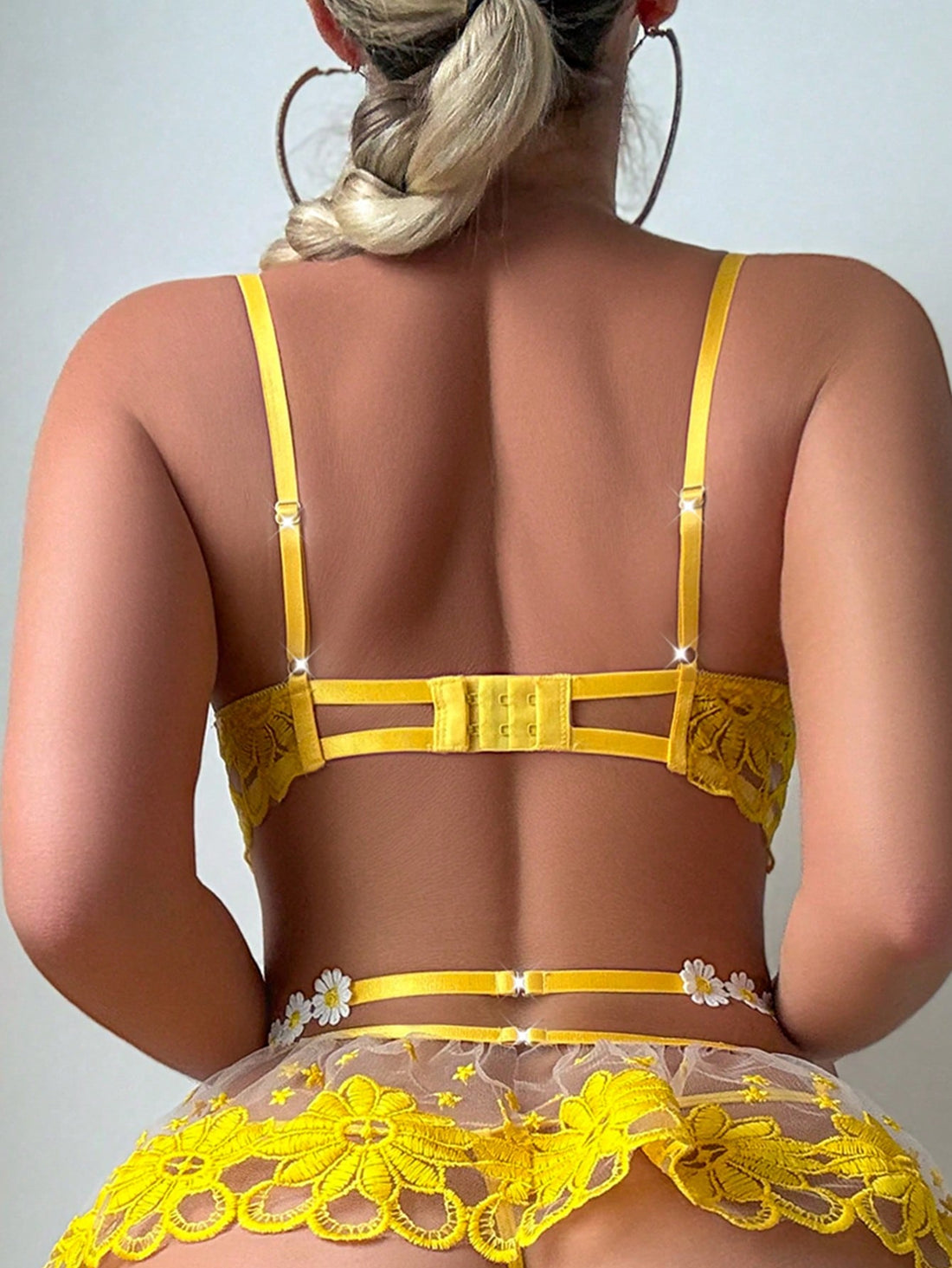 5-Piece Embroidered Lingerie Set