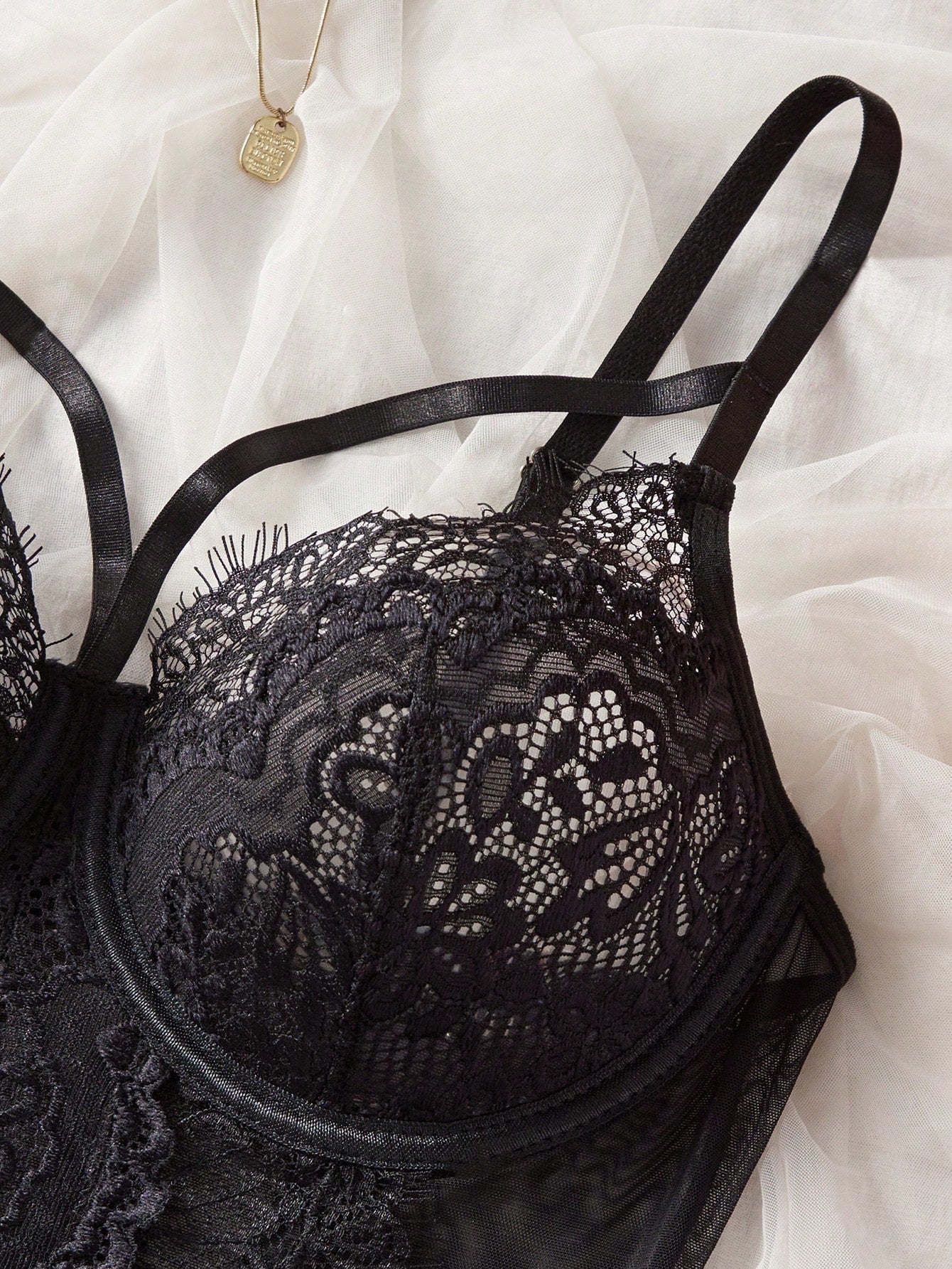 Lace Bodysuit with Underwire Detail