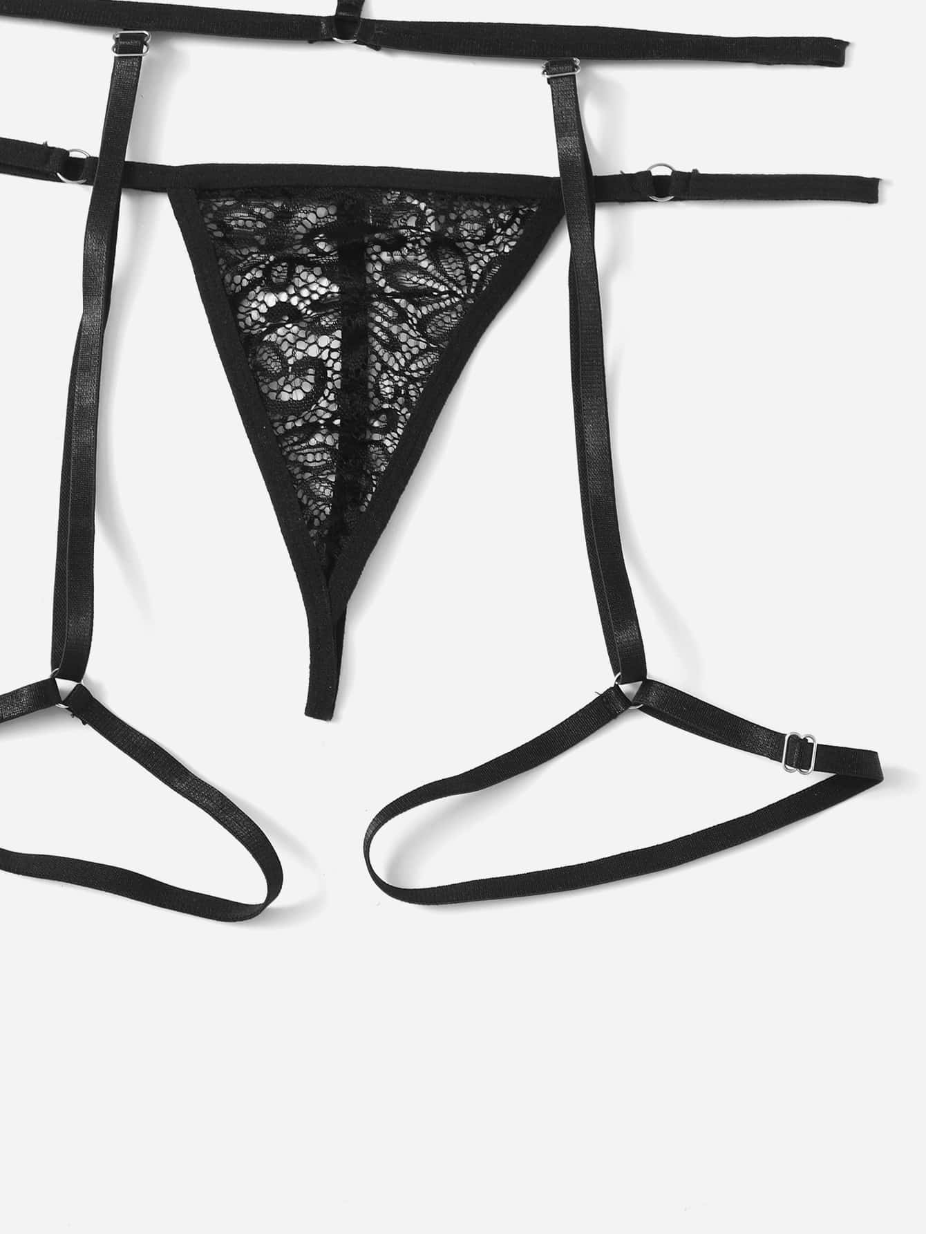 Floral Textured Fabric Structured Strap Detail Set with Matching Pieces Coordinated Outfit Set