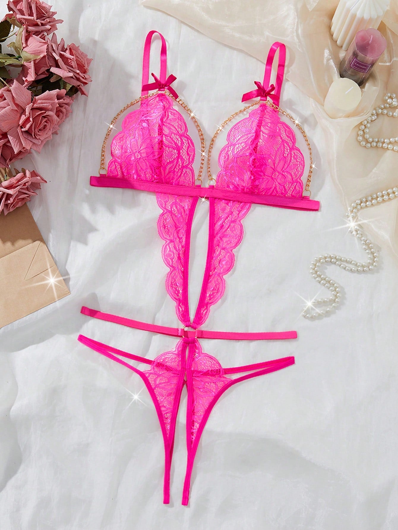 Women’s Lace Bodysuit for Lingerie