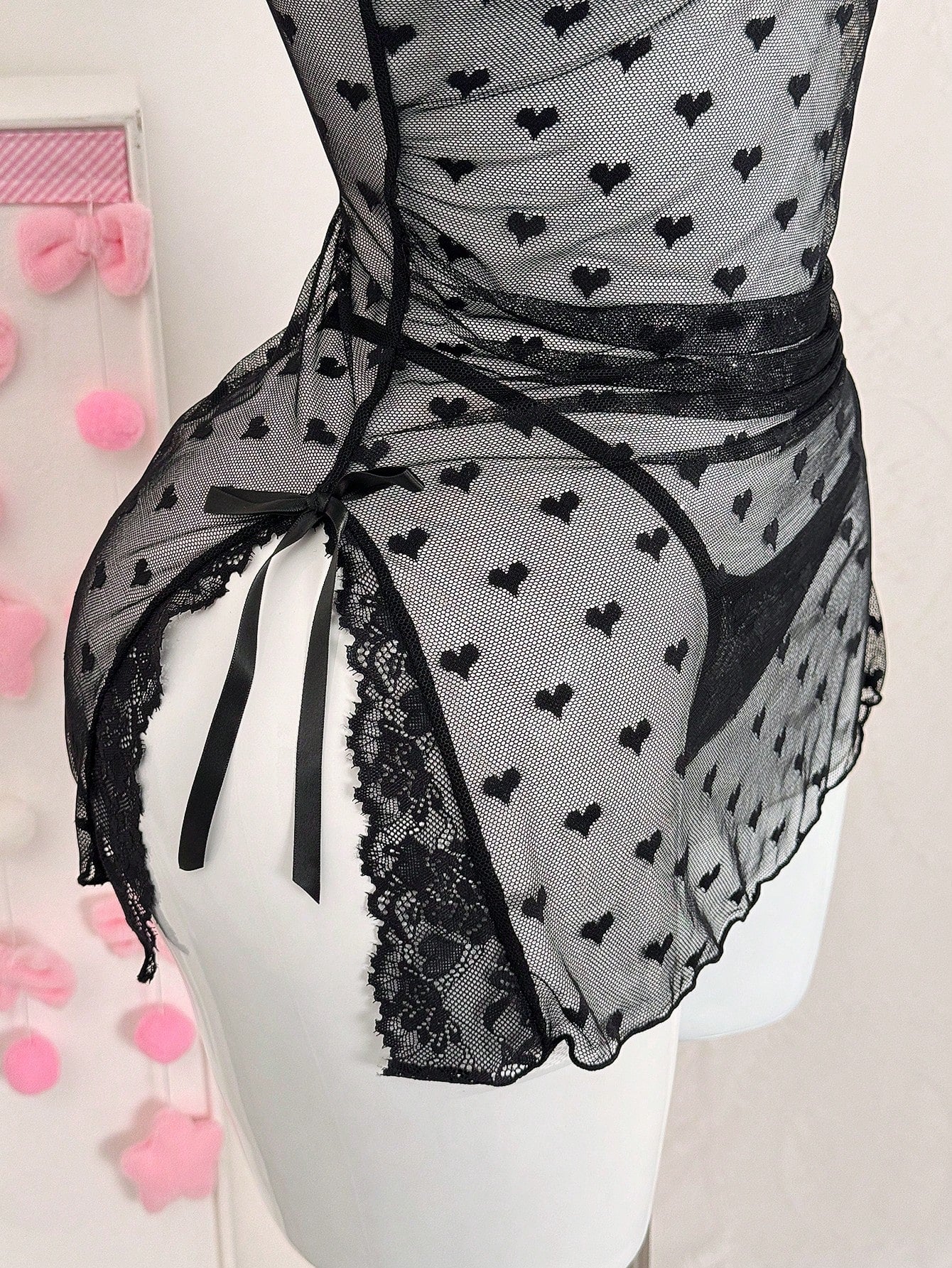 2-Piece Lace Nightgown Set for Casual Wear